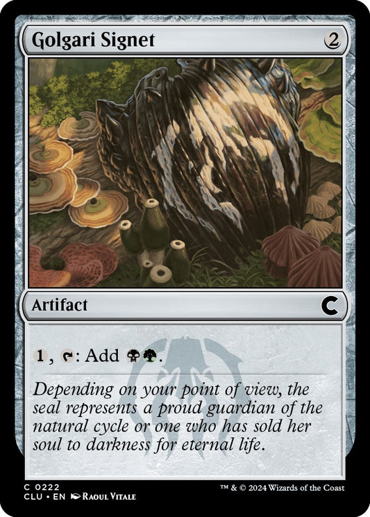 Golgari Signet [CLU - 222]
