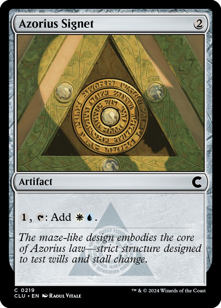 Azorius Signet [CLU - 219]