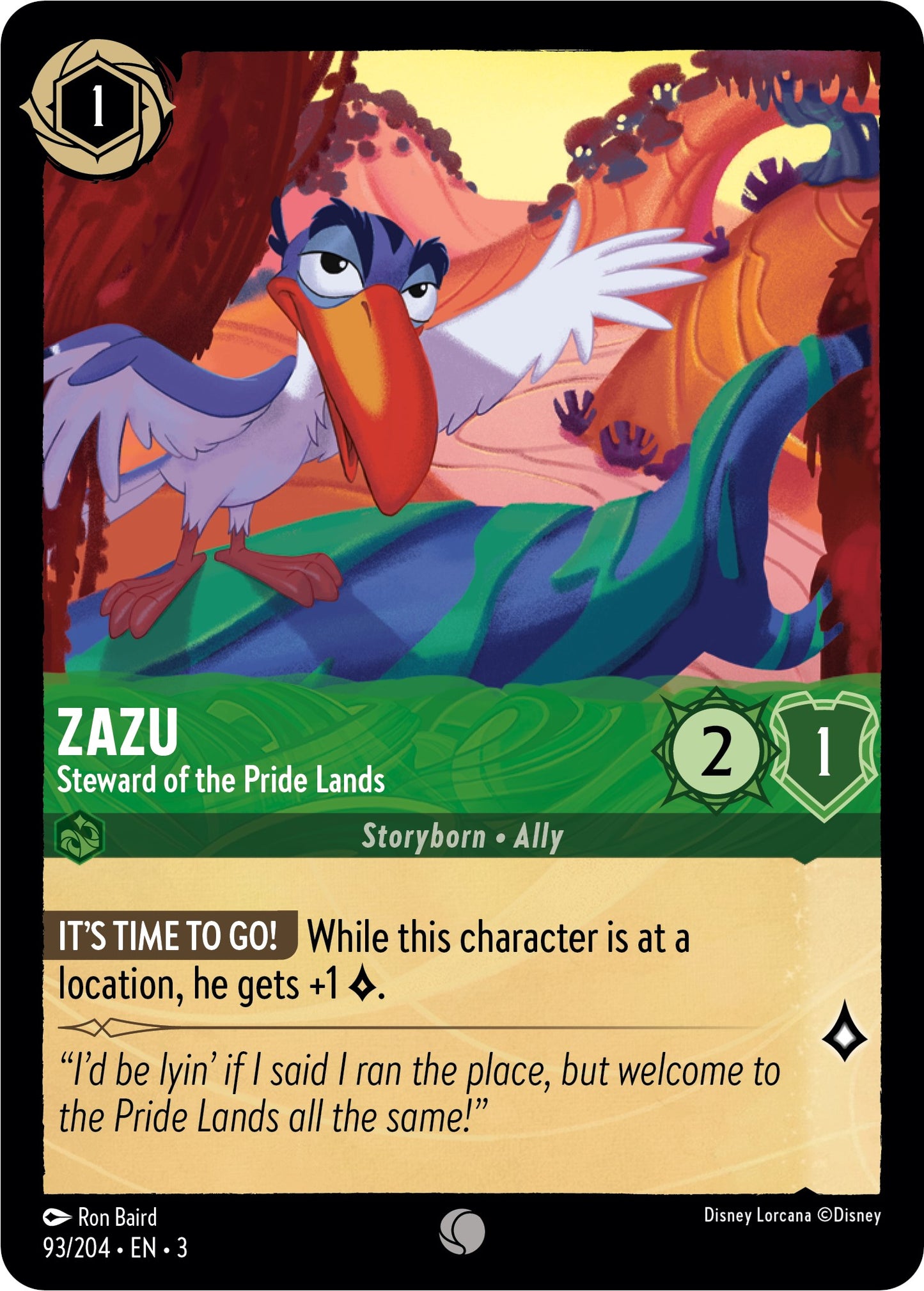 Zazu - Steward of the Pride Lands [3 - 93/204]