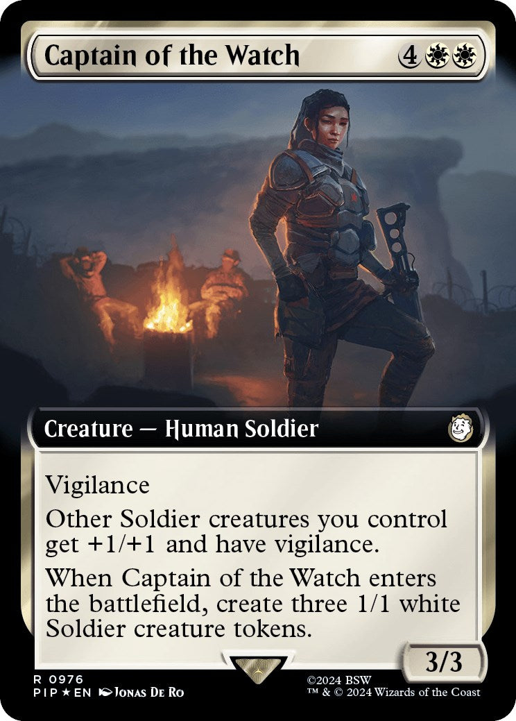 Captain of the Watch (Extended Art) (Surge Foil) [PIP - 976]