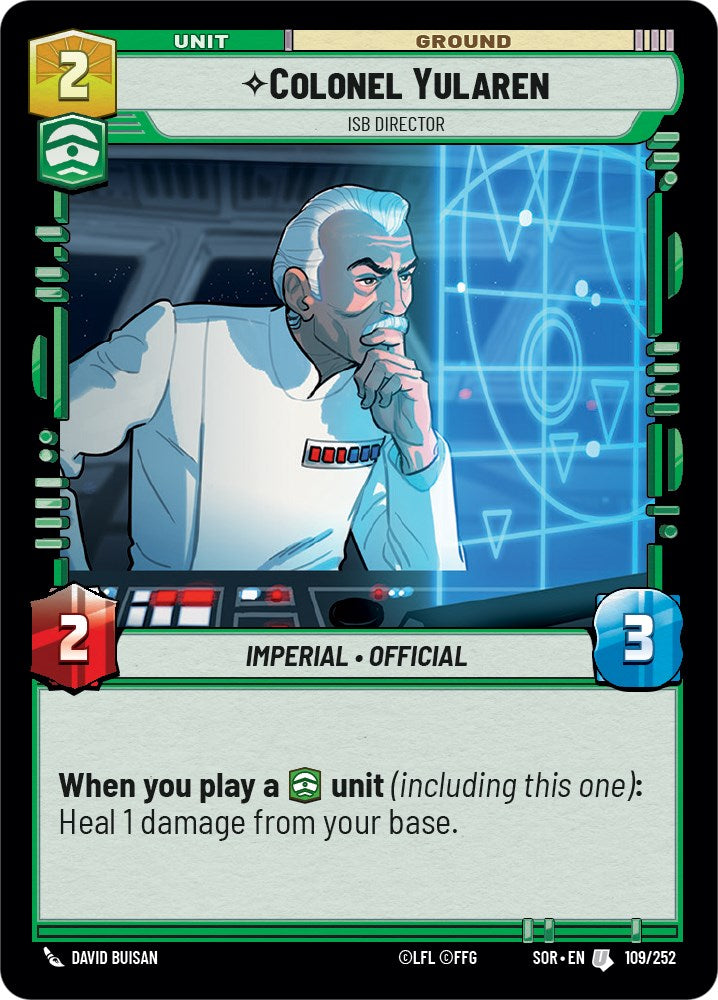 Colonel Yularen - ISB Director [SOR - 109/252]
