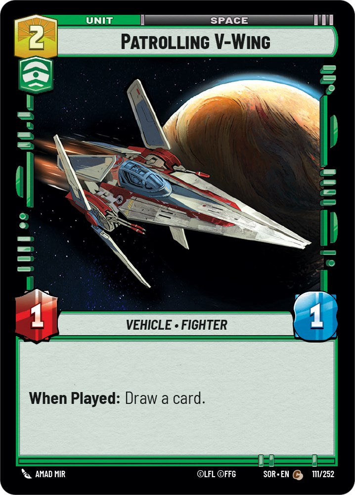 Patrolling V-Wing [SOR - 111/252]