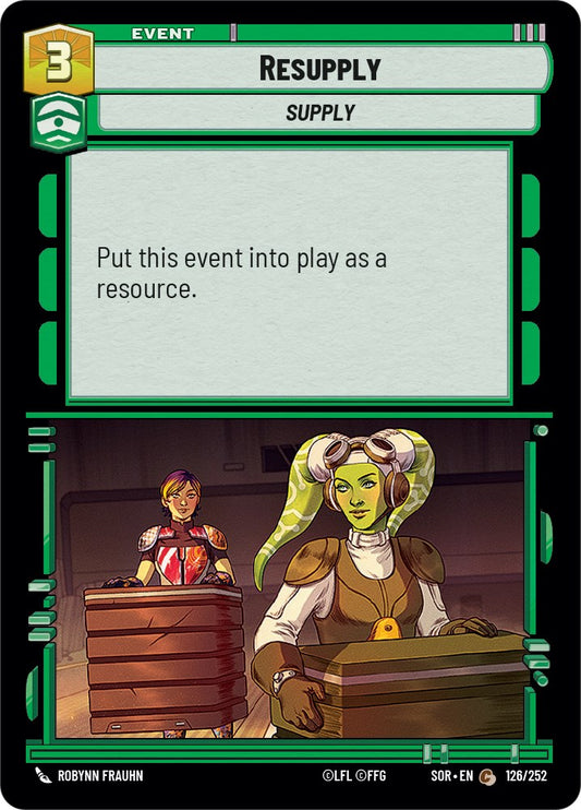Resupply [SOR - 126/252]