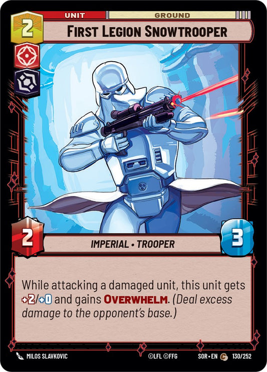First Legion Snowtrooper [SOR - 130/252]