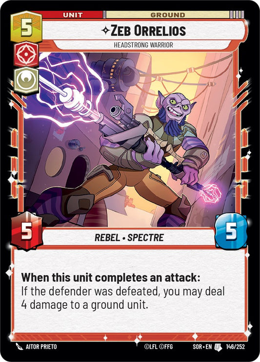 Zeb Orrelios - Headstrong Warrior [SOR - 146/252]