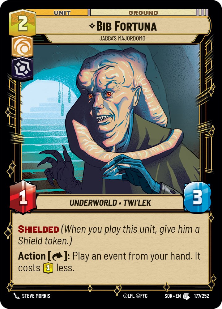 Bib Fortuna - Jabba's Majordomo [SOR - 177/252]