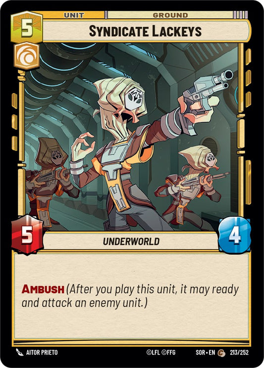 Syndicate Lackeys [SOR - 213/252]