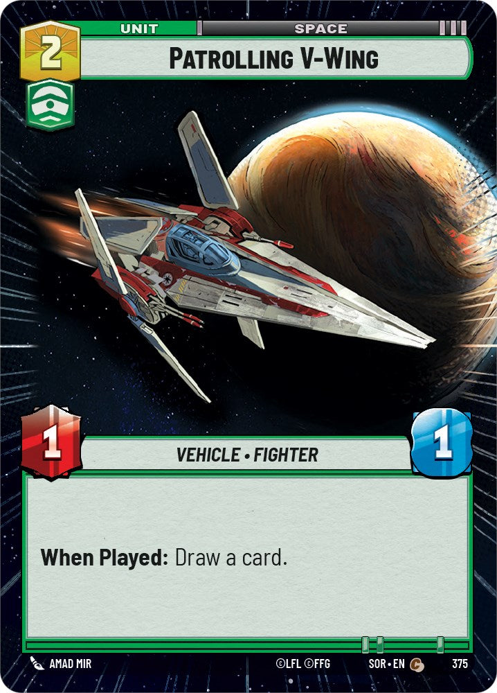 Patrolling V-Wing (Hyperspace) [SOR - 375]