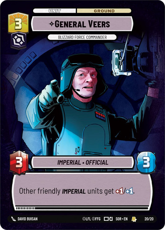 General Veers - Blizzard Force Commander [SOR-WPP - 20/20]