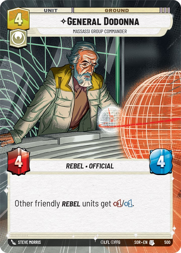 General Dodonna - Massassi Group Commander (Hyperspace) [SOR - 500]