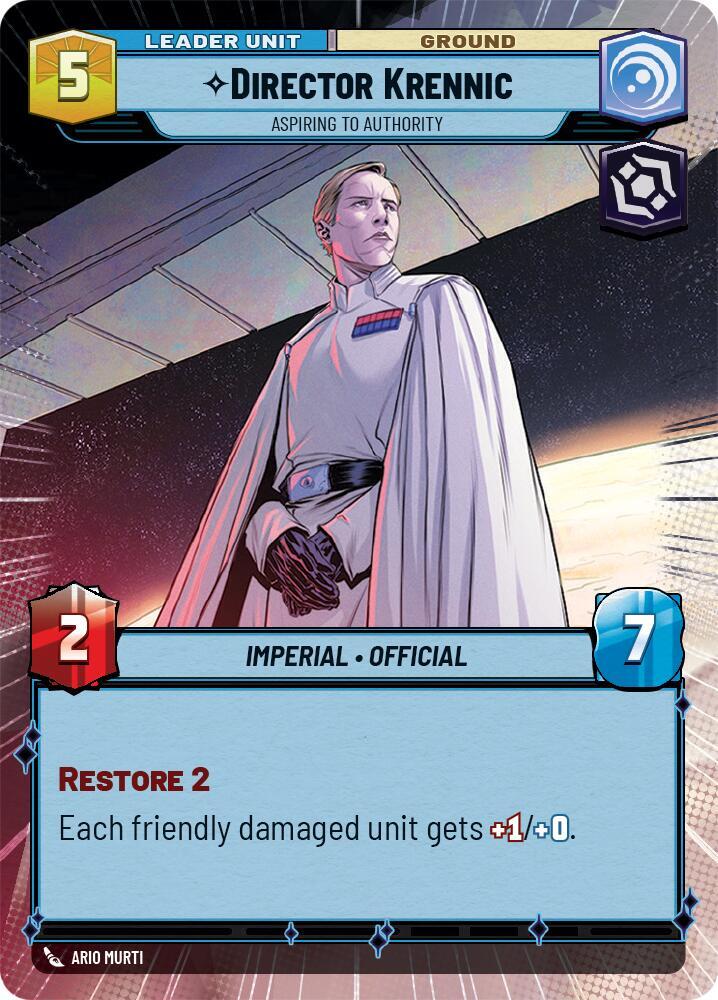 Director Krennic - Aspiring to Authority (Hyperspace) (Back)