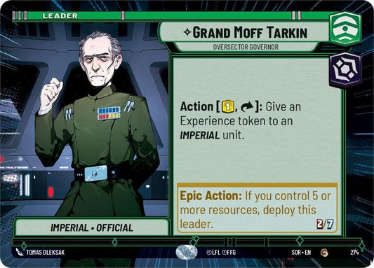 Grand Moff Tarkin - Oversector Governor (Hyperspace) [SOR - 274]