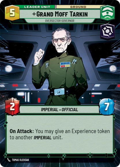 Grand Moff Tarkin - Oversector Governor (Hyperspace) (Back)