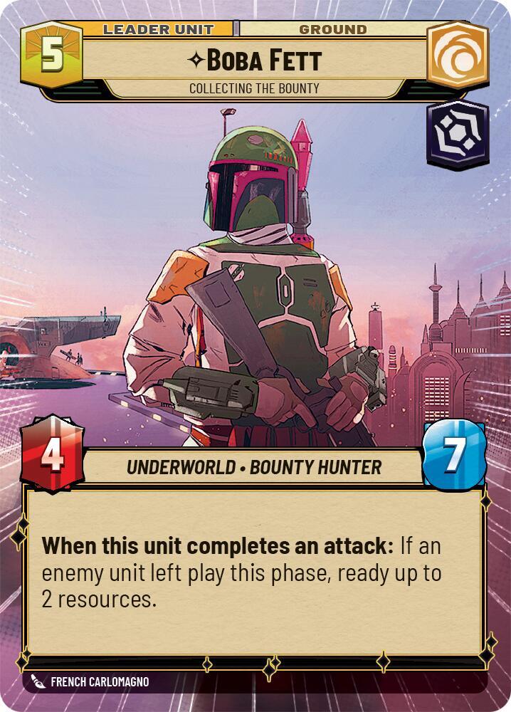 Boba Fett - Collecting the Bounty (Hyperspace) (Back)