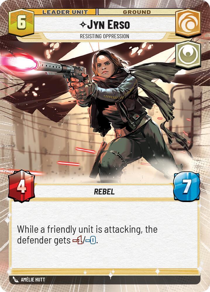 Jyn Erso - Resisting Oppression (Hyperspace) (Back)