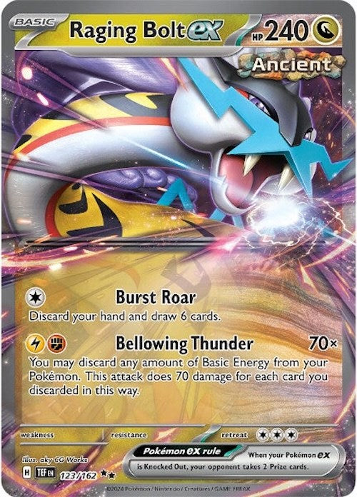 Raging Bolt ex - 123/162 [TEF - 123]