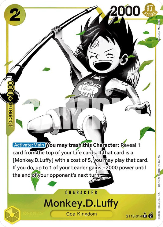 Monkey.D.Luffy (014) (Parallel) [ST-13 - 014]