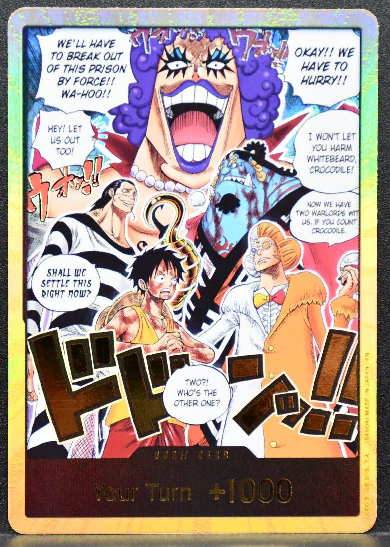 ONE PIECE DON!! Card (Alternate Art Gold) The Time of Battle NM English