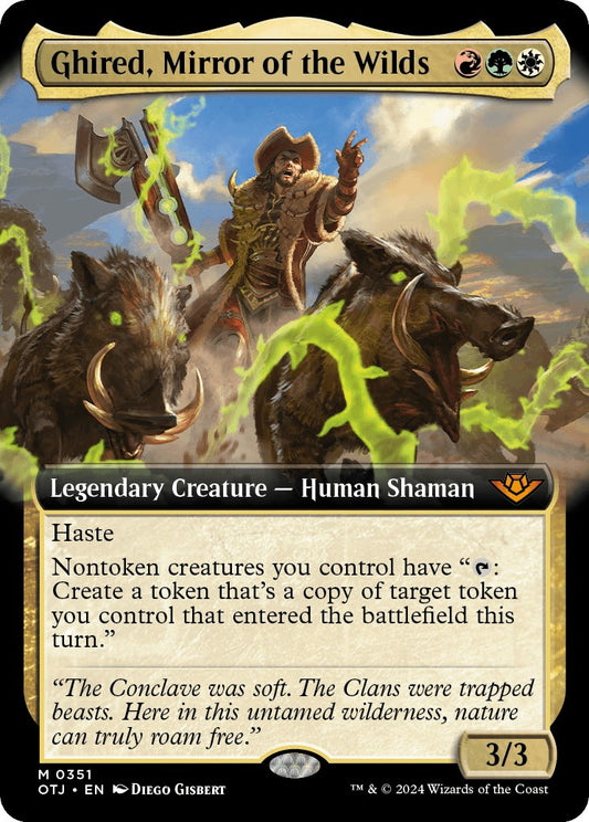 Ghired, Mirror of the Wilds (Extended Art) [OTJ - 351]
