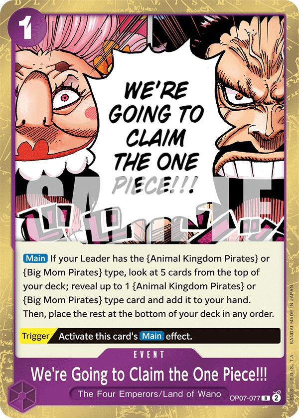 We're Going to Claim the One Piece!!! [OP07 - 077]