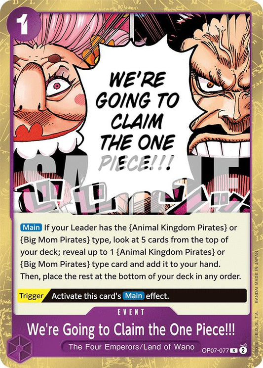 We're Going to Claim the One Piece!!! [OP07 - 077]