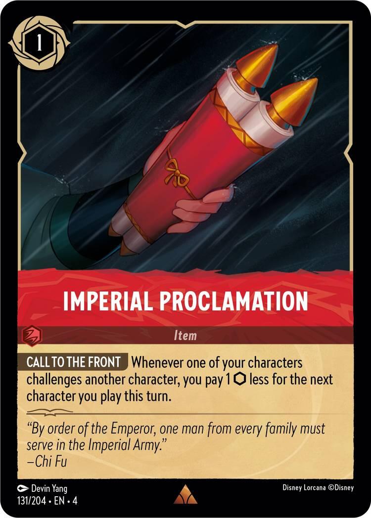 Imperial Proclamation [4 - 131/204]