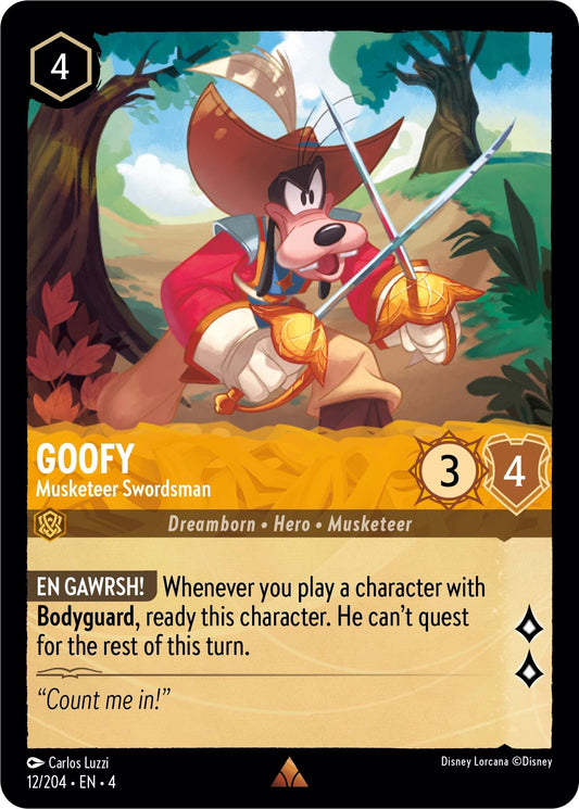 Goofy - Musketeer Swordsman [4 - 12/204]
