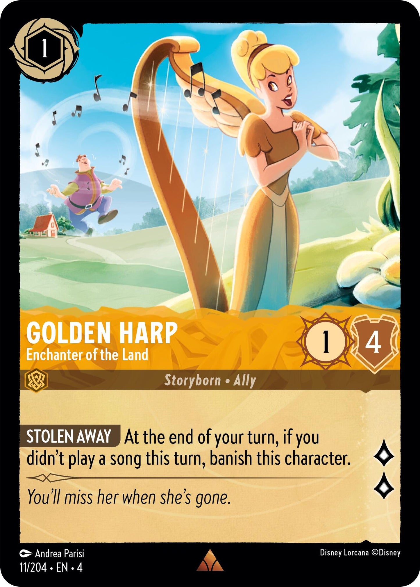 Golden Harp - Enchanter of the Land [4 - 11/204]