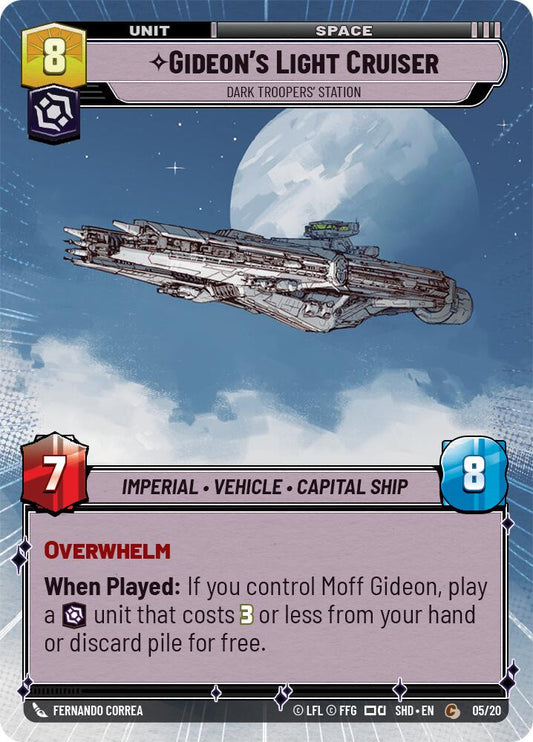 Gideon's Light Cruiser - Dark Troopers' Station (Hyperspace) [SHD-WPP - 05/20]