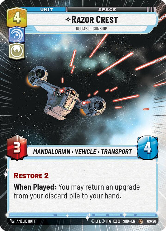 Razor Crest - Reliable Gunship (Hyperspace) [SHD-WPP - 09/20]