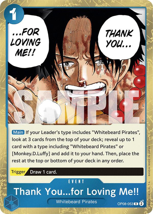 Thank You...for Loving Me!! [OP08 - 053]