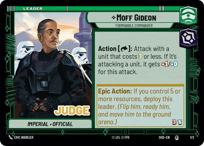 Moff Gideon - Formidable Commander