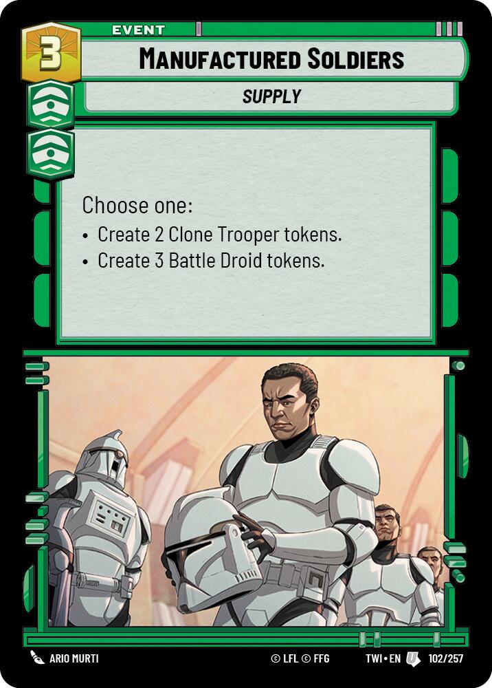 Manufactured Soldiers [TWI - 102]