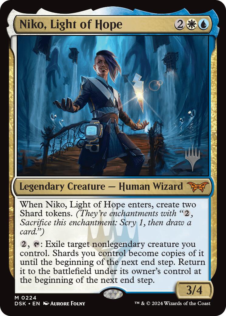 Niko, Light of Hope [Duskmourn: House of Horror Promos]