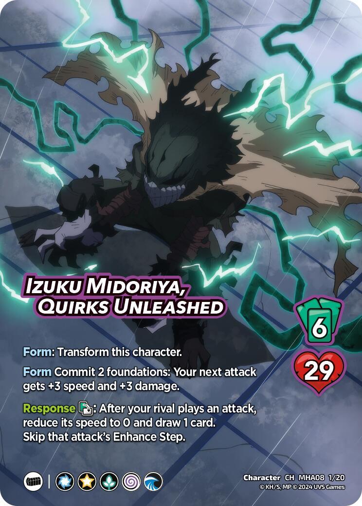 Izuku Midoriya, Quirks Unleashed [Challenger Series: My Hero Academia - Dark Hero Arc]