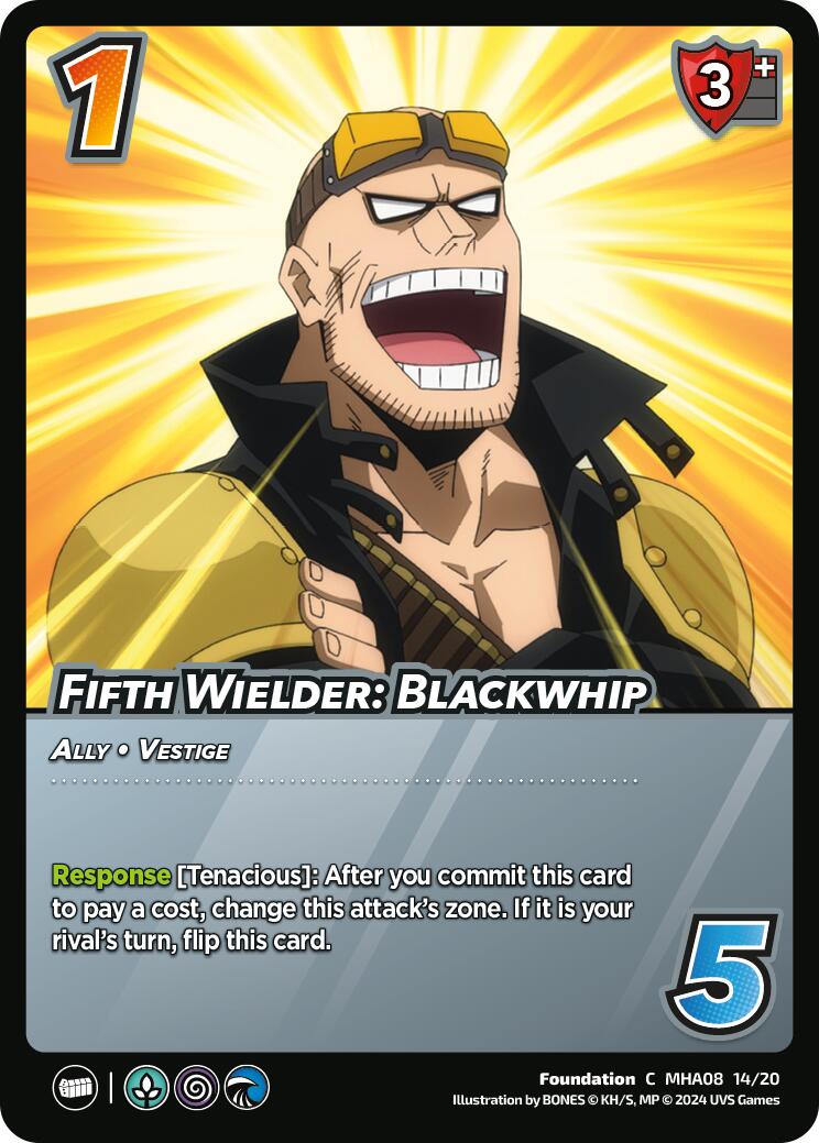 Fifth Wielder: Blackwhip [Challenger Series: My Hero Academia - Dark Hero Arc]