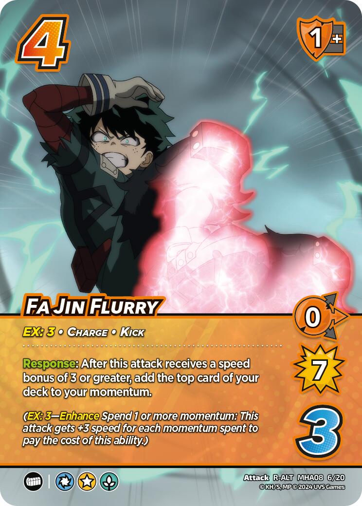 Fa Jin Flurry (Alternate Art) [Challenger Series: My Hero Academia - Dark Hero Arc]