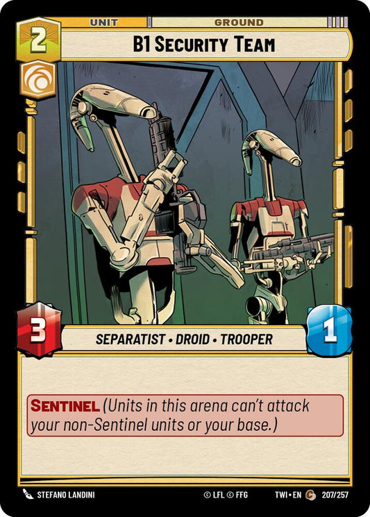 B1 Security Team [TWI - 207/257]