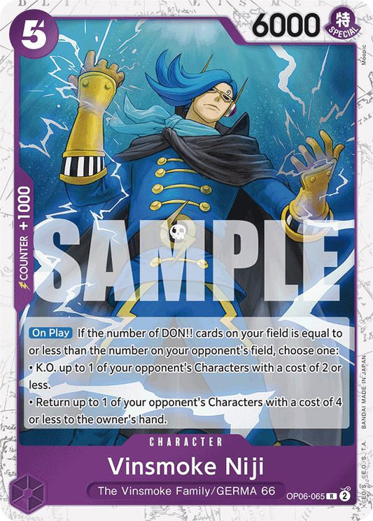 Vinsmoke Niji (OP06-065) (Jolly Roger Foil) [PRB-01 - 065]