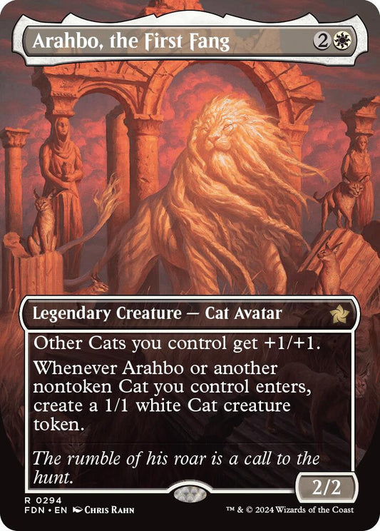 Arahbo, the First Fang (Borderless) [FDN - 294]