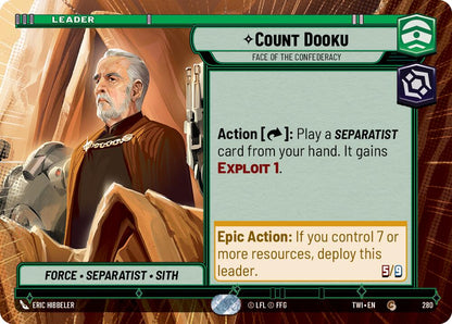 Count Dooku - Face of the Confederacy (Hyperspace) [TWI - 280]