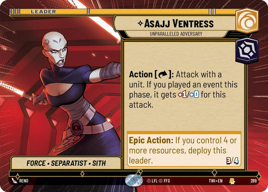 Asajj Ventress - Unparalleled Adversary (Hyperspace) [TWI - 289]