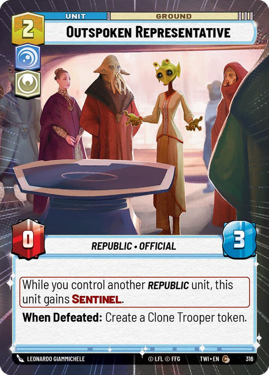 Outspoken Representative (Hyperspace) [TWI - 316]