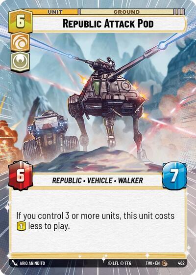 Republic Attack Pod (Hyperspace) [TWI - 462]