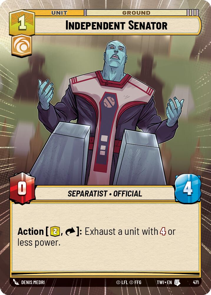Independent Senator (Hyperspace) [TWI - 471]
