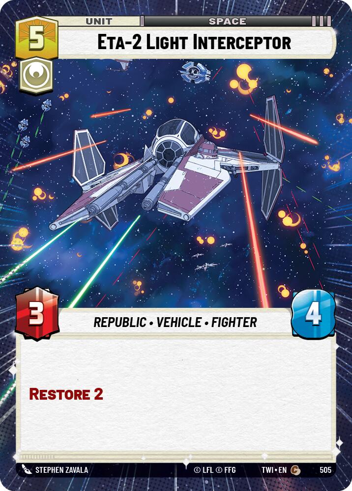 Eta-2 Light Interceptor (Hyperspace) [TWI - 505]