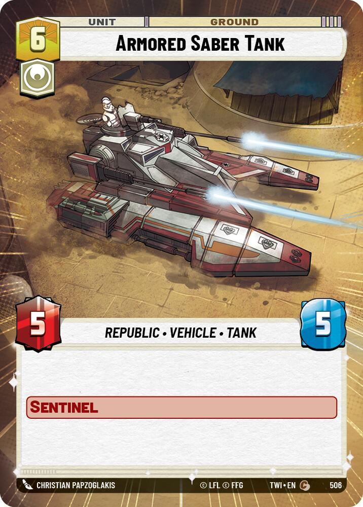 Armored Saber Tank (Hyperspace) [TWI - 506]