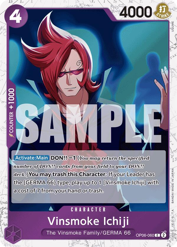 Vinsmoke Ichiji (OP06-060) (Jolly Roger Foil) [PRB-01 - 060]