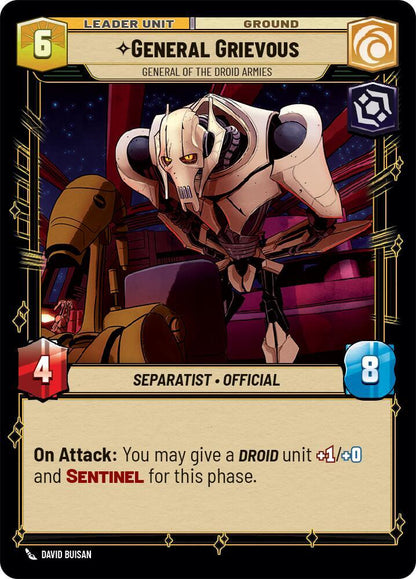 General Grievous - General of the Droid Armies (Back)