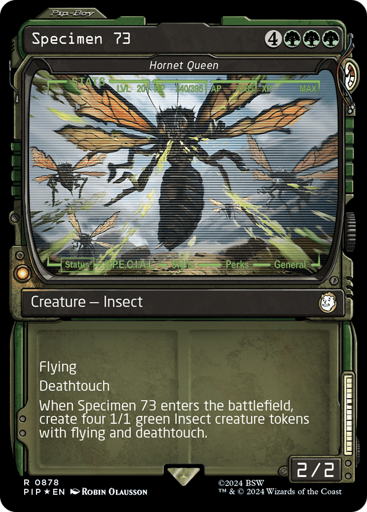 Specimen 73 - Hornet Queen (Showcase) (Surge Foil) [Fallout]